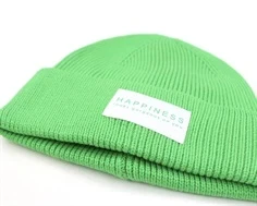 Kids ONLY island green rib beanie hue